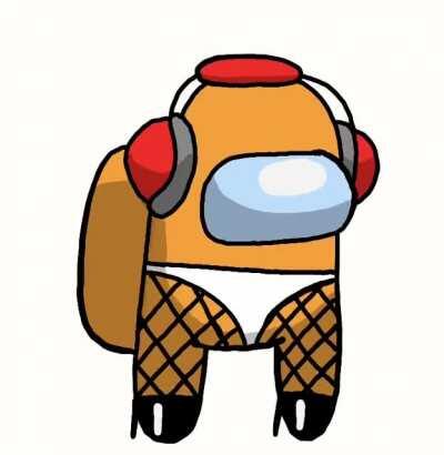 This is what my girlfriend pictures when she see’s Jardon’s character in Among Us (animated by her)