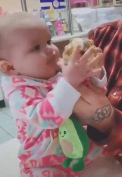 Looks like he just found best thing ever