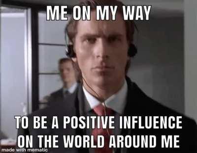 No reason to spread negativity when you could make people smile