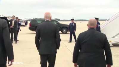 President Biden's reaction when asked if the 