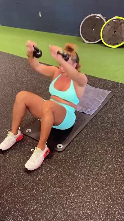 Joy while at the gym , from IG 10.29.2025