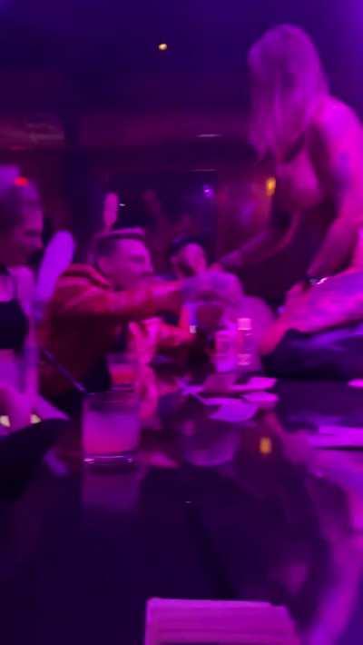 Kleio Valentien stirs a drink with a buttplug and he drinks it!