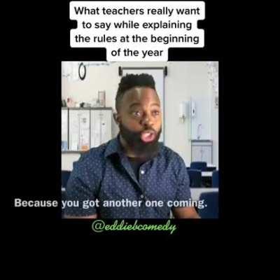 Laying down the law on day one! 😂😂😂