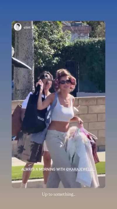 Hair up, braless Nov 2025