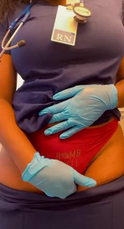 Should I remove the gloves