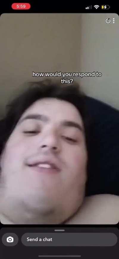 His neck appears then disappears