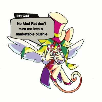 Rat God turns into a marketable plushie