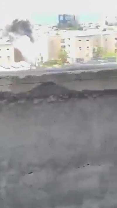 More video of a direct hit in Israel. Iron Dome is overwhelmed so it seems