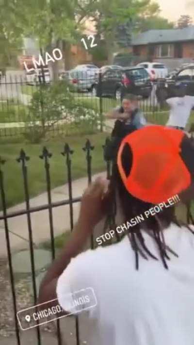 Chicago Police chase goes wrong.