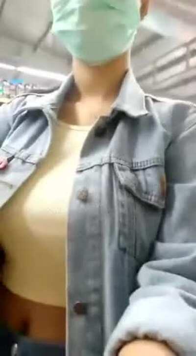 She Has The Perfect Pair Of Tasty Asian Titties!!!