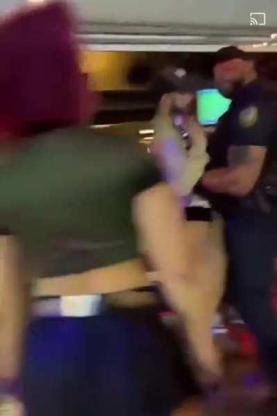 WCGW Arguing with the giant security Personnel.