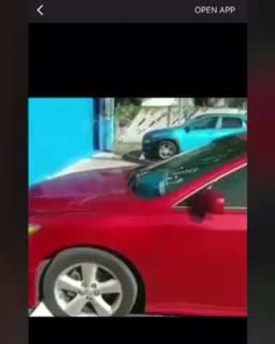 A “slight” dent in the back.