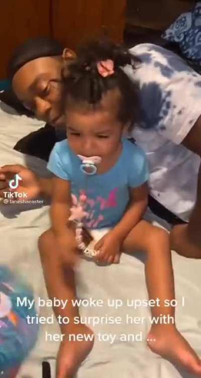 Congratulations you made her more upset