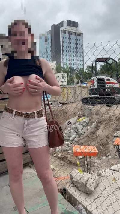 Giving the contstrucktion gus something to enjoy on the holiday weekend [GIF]