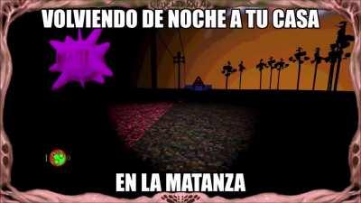 Volviendo de noche a tu casa en La Matanza