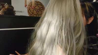 Dared to kiss in public