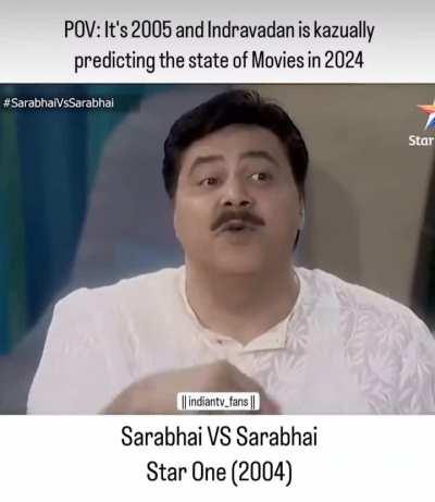 Indravadan Sarabhai predicted the state of 2024 Bollywood in 2005