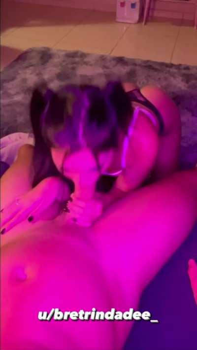 Think you'd nut before I rode you?