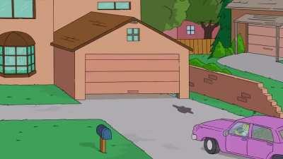 Simpsons intro parodying Succession