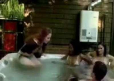 Hot Tub Mishap.