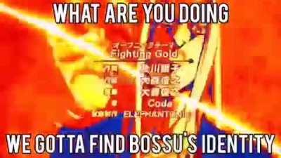 The bossu's identity is...