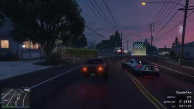 GTA Online: Dirty Racer Gets Instant Karma