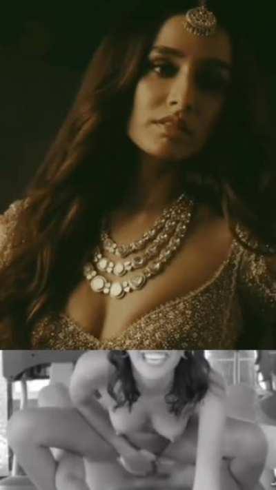 Shraddha Kapoor.. The daughter of infamous rapist.so you already know she's definitely into wildest fuck kinks imaginable.yeh pakka unn mein se hai jo chudai ka poora maza leti hai or uchal uchal k chudwati hai.chilla chilla k chudwati hai.galiyan sunke l