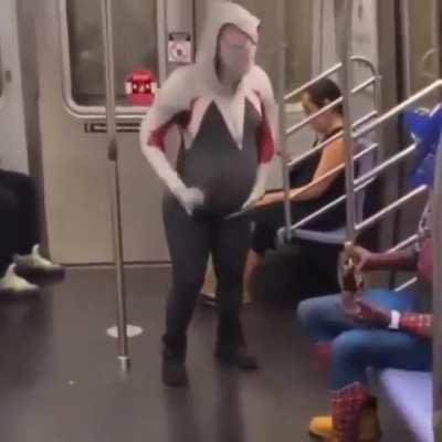 schlatt as spiderman