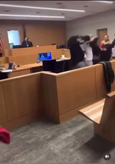 Brawl breaks out at child support court
