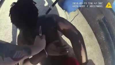 [USA] Florida man throws another man off of a bridge in front of a Daytona Beach police officer