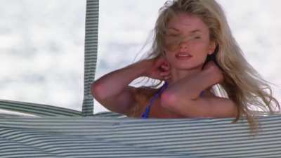 Marisa Miller Baywatch S9E3 posing and changing for a beach photo shoot