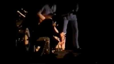 A short clip of Elvis performing 'Burning Love', 1975