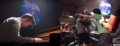 La La Land Jazz Scene whip shot