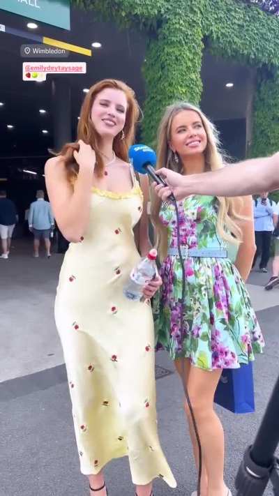 With Louisa Warwick at Wimbledon | IG | 07/13/25