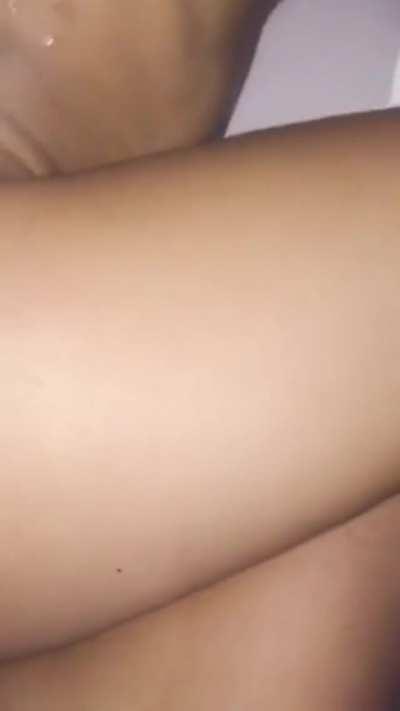 Fucking her hard and cumming all over her tiny body, listen to her moans and how much she enjoyed! [F][M][OC]