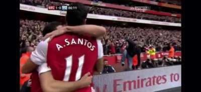 Mikel Arteta goal against Manchester City [April 8, 2012]