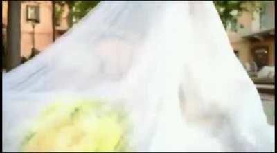 Bridal shoot during the beirut explosion