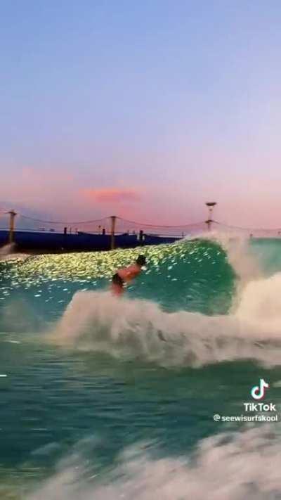 Riding some train waves