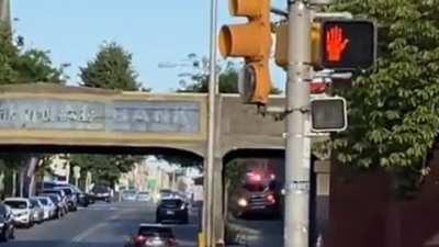 Two fire trucks crashed into one another while responding to a fire