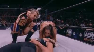 Britt gives Toni a kiss