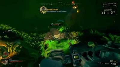 When using the hurricane, gunner has a special animation when you try to reload when there is no ammo left. You can even hear my inhale of amusement.