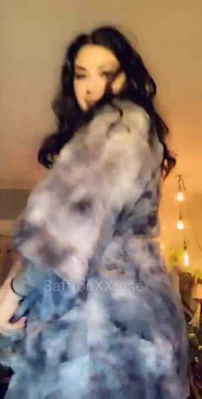 Do you like what I'm hiding under my robe??