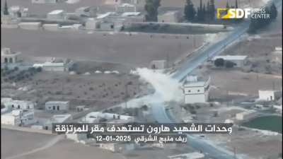 Kurdish-led SDF hits a gathering spot of Turkish-backed SNA militias in Syria