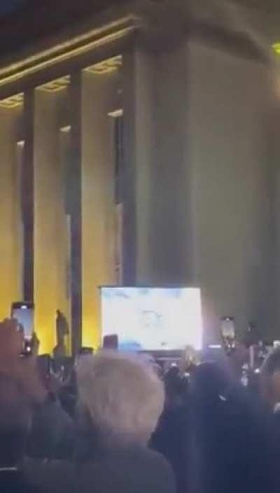 In #Pars Israel's national anthem, was played in Paris as the EIFFEL TOWER LIGHTS Up #Israel #Gaza #Hamas #Palestine #IndiaStandsWithIsrael #HamasTerrorists #IsraelUnderAttack #GazaUnderAttack