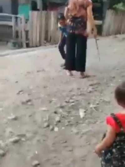 Kid thinks smoking cigarette makes him cool