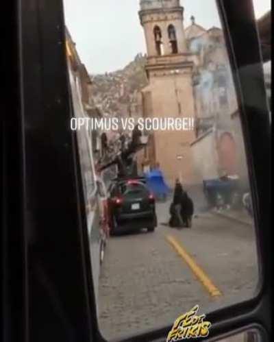 Optimus vs Scourge ( Rise of The Beasts)