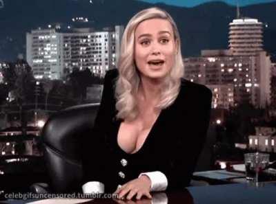 Brie Larson loves showing off