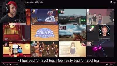 Does old Markimoo reacting to jack’s old solid snake impression count..?