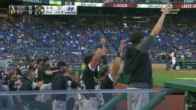 [Highlight] Lucas Giolito gets the first White Sox hit of the day