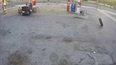 Enemy trooper's failed assassination attempt